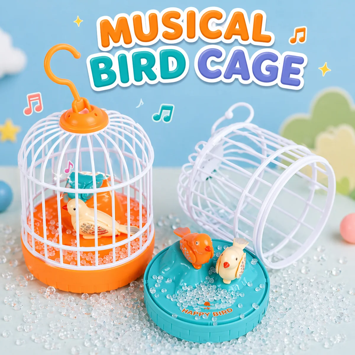 Birds Cage With Light & Sound For Kids (006)