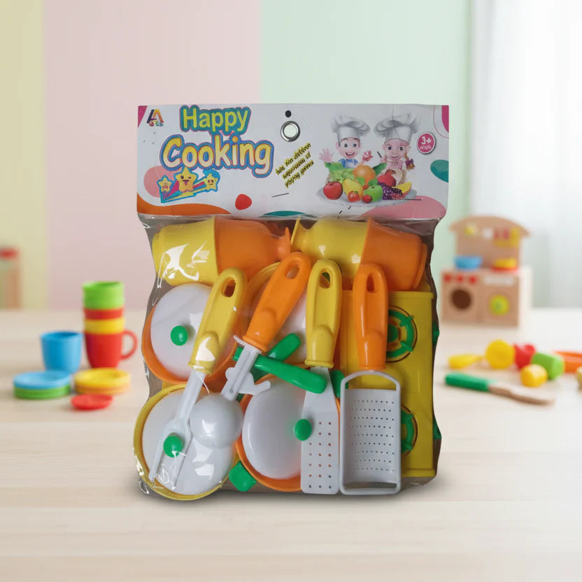 Happy Cooking Kitchen Set Toy For Kids - Toynix.pk