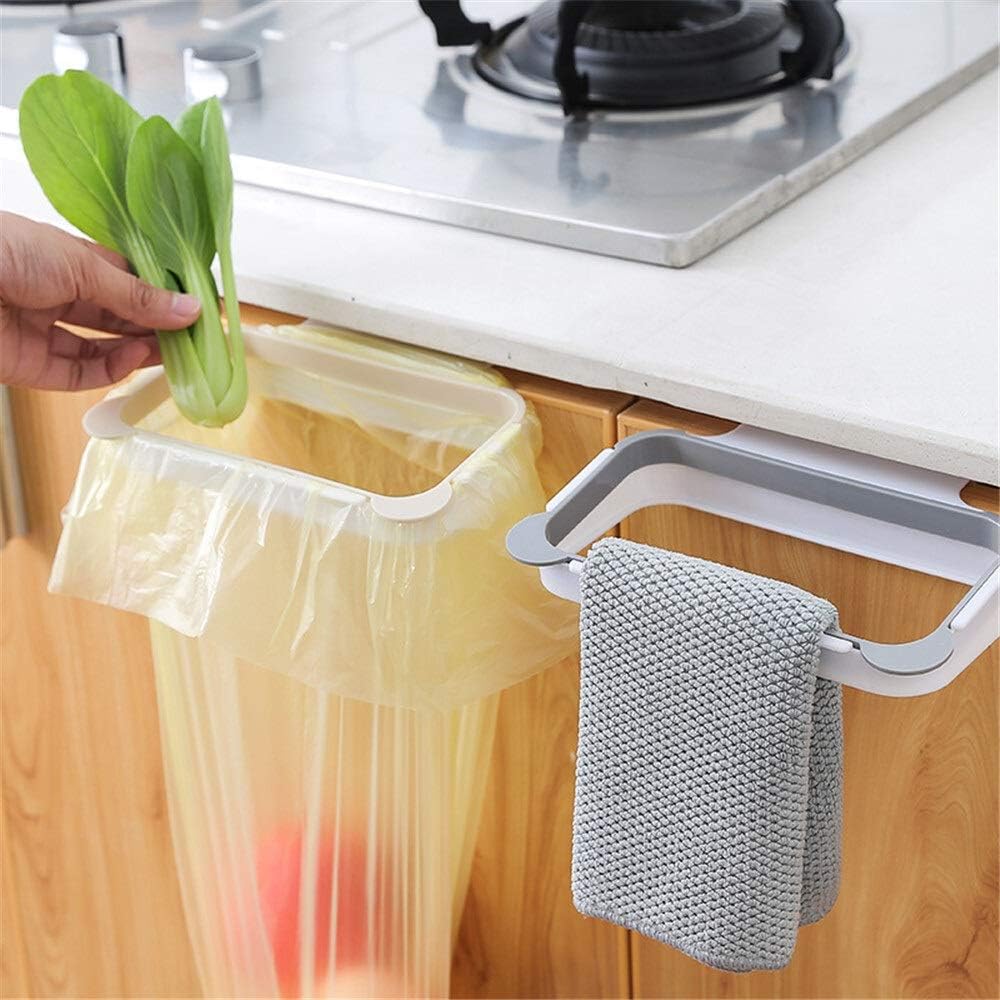 Kitchen Towel Rack - Kitchen Towel Holder - 1 Piece Portable Kitchen Cabinet Over Door Hanging Towel Rack Holder Bathroom Hanger - Over-The-Door Towel Rack - RANDOM COLOR - Deliverrpk