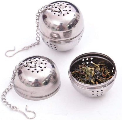 Stainless Steel Herbal Ball Spice Infuser Filter Diffuser Tea Strainer Coffee Teas Tools - Deliverrpk