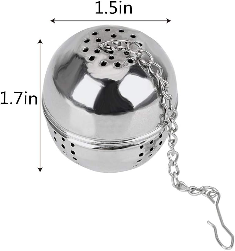 Stainless Steel Herbal Ball Spice Infuser Filter Diffuser Tea Strainer Coffee Teas Tools - Deliverrpk