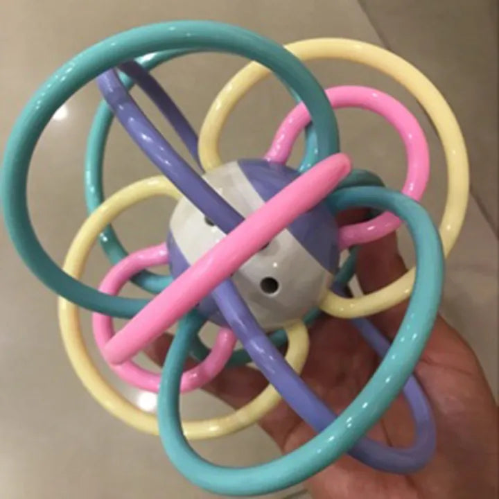 Activity Baby Teething Ring Rattle Toy
