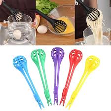 Kitchen Tongs Nylon Egg Whisk Beater Whisker - Deliverrpk