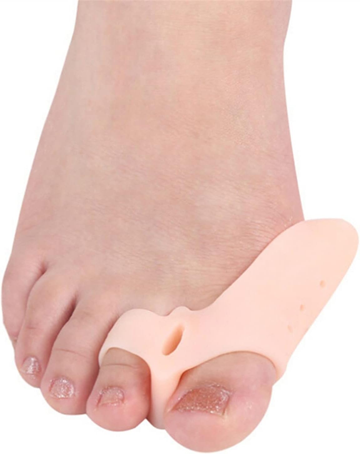 1Pair Silicone Gel Foot Fingers Toe Separator Thumb Protector - Deliverrpk