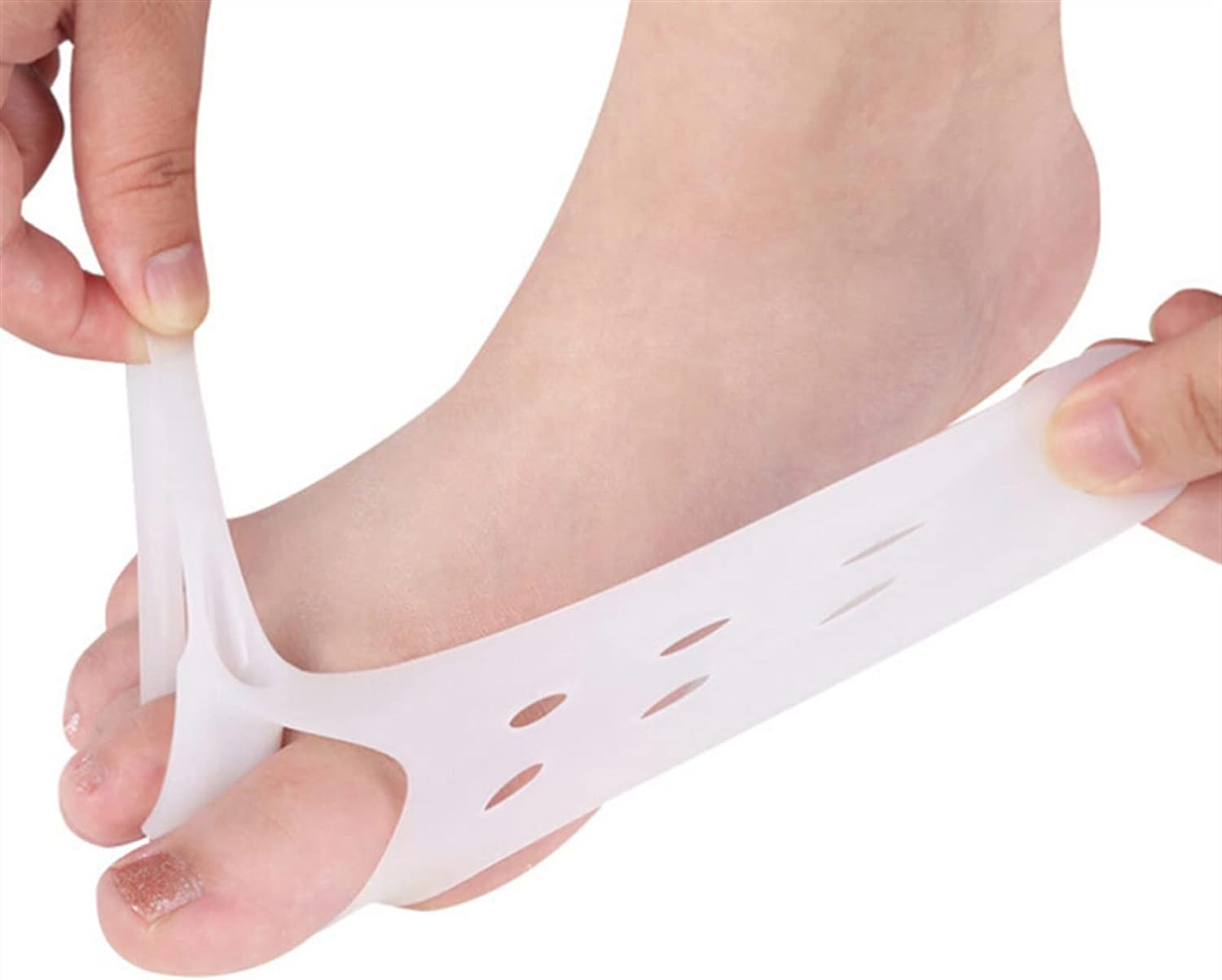 1Pair Silicone Gel Foot Fingers Toe Separator Thumb Protector - Deliverrpk