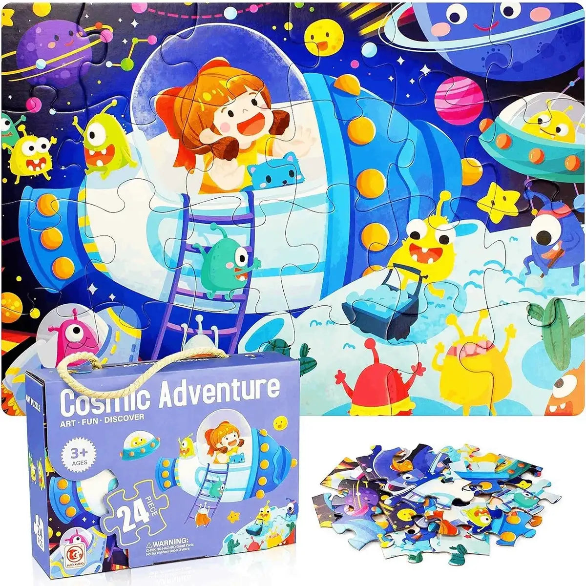 Kids 24 Pcs Art Puzzle – Creative Learning Toy