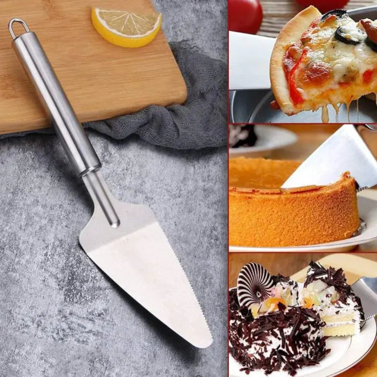 stainless steel - pizza server - cake server - Baking Cutter Slicer Spatula - Deliverrpk