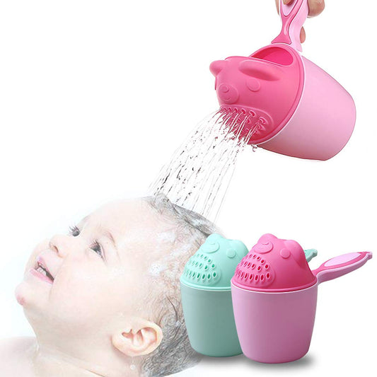 New Baby Cartoon Shower Head Bath Wash Head Cute New Simple Waterfall Rinse Kids Casual Shampoo Rinse Cup Bath Shower - Deliverrpk