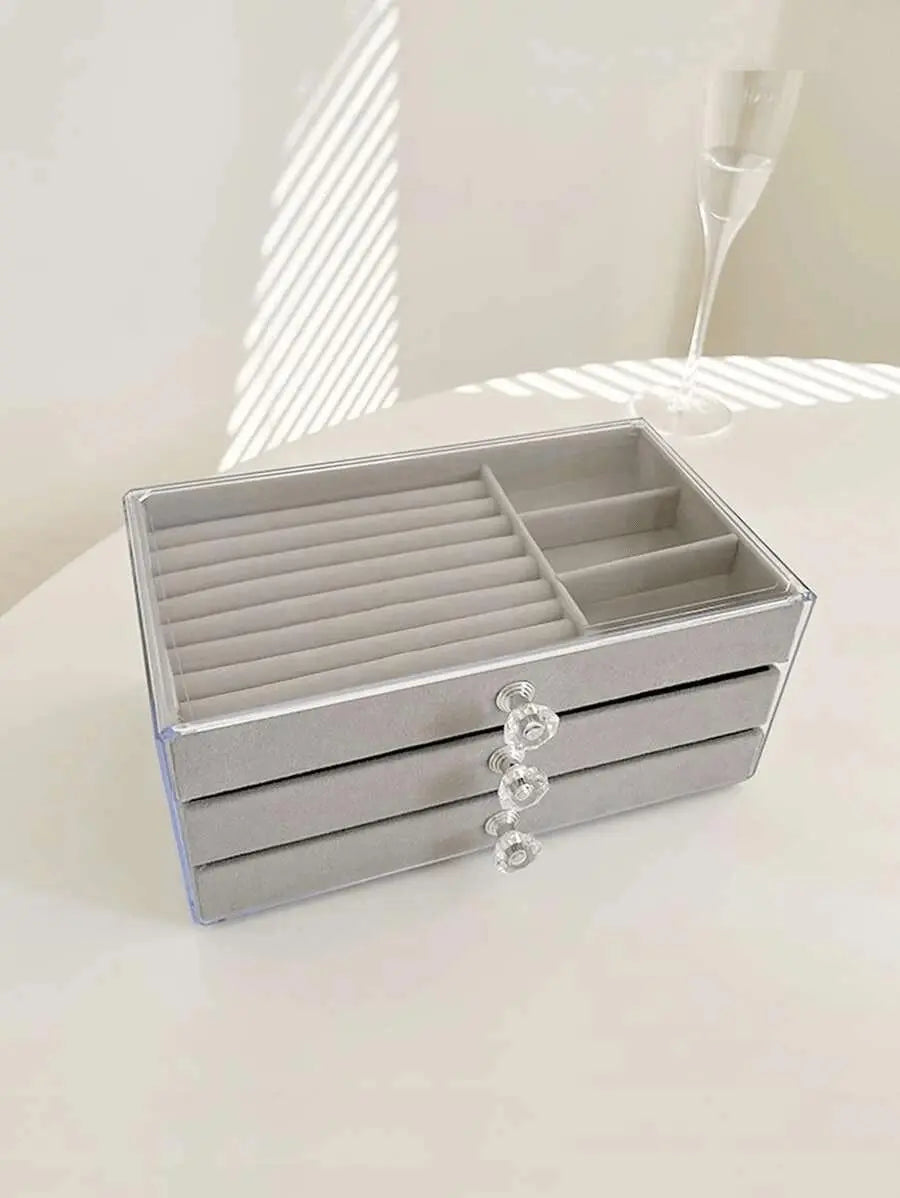 3 Drawer Jewellery Storage Box - Deliverrpk