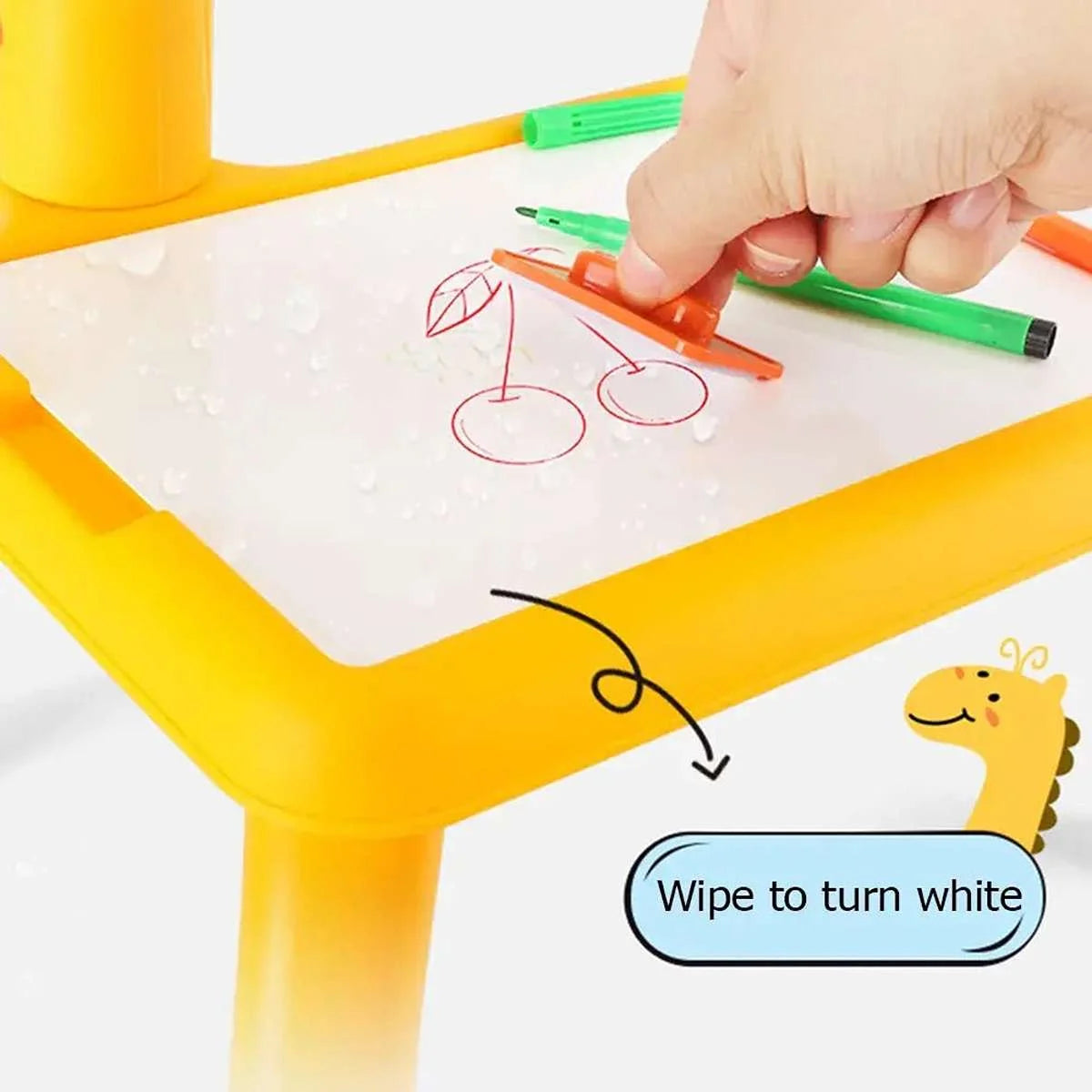 3 In 1 Kids Painting Drawing Activity Kit Projector Table - Deliverrpk