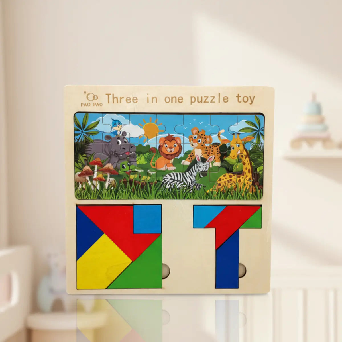 3 in 1 DIY Puzzle Board Game For Kids-Deliverrpk.