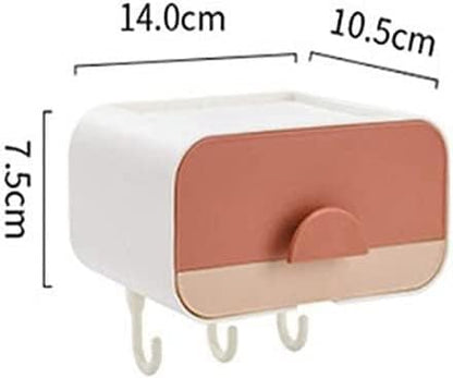 Wall-mounted 1-tier soap dispenser with convenient hanger - Deliverrpk