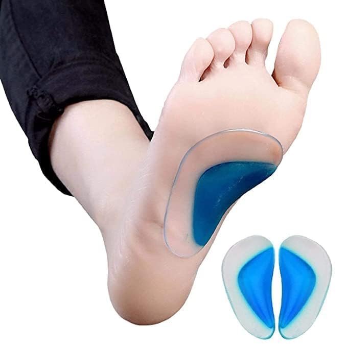 Dr. Foot Plantar Fasciitis Orthotic Insole Arch Support Silicone Insole Flat Foot Flatfoot Corrector Shoe Cushion Insert Gel orthopedic pad Deliverrpk