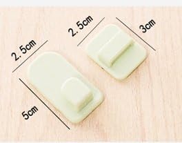 Plastic Hooks Sticky Hook Set TV Air Conditioner Remote Control - Deliverrpk