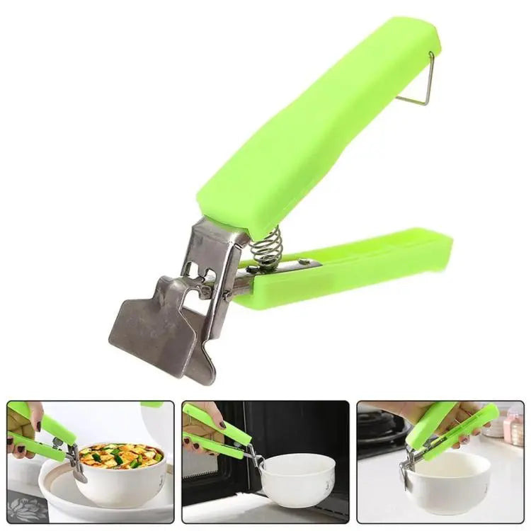 New Stainless Anti Scalding Steel Bowl Holder Clip Dish Clamp Pot Pan Gripper Anti-scraping Lifter Plate Tong Kitchen Tools - Deliverrpk