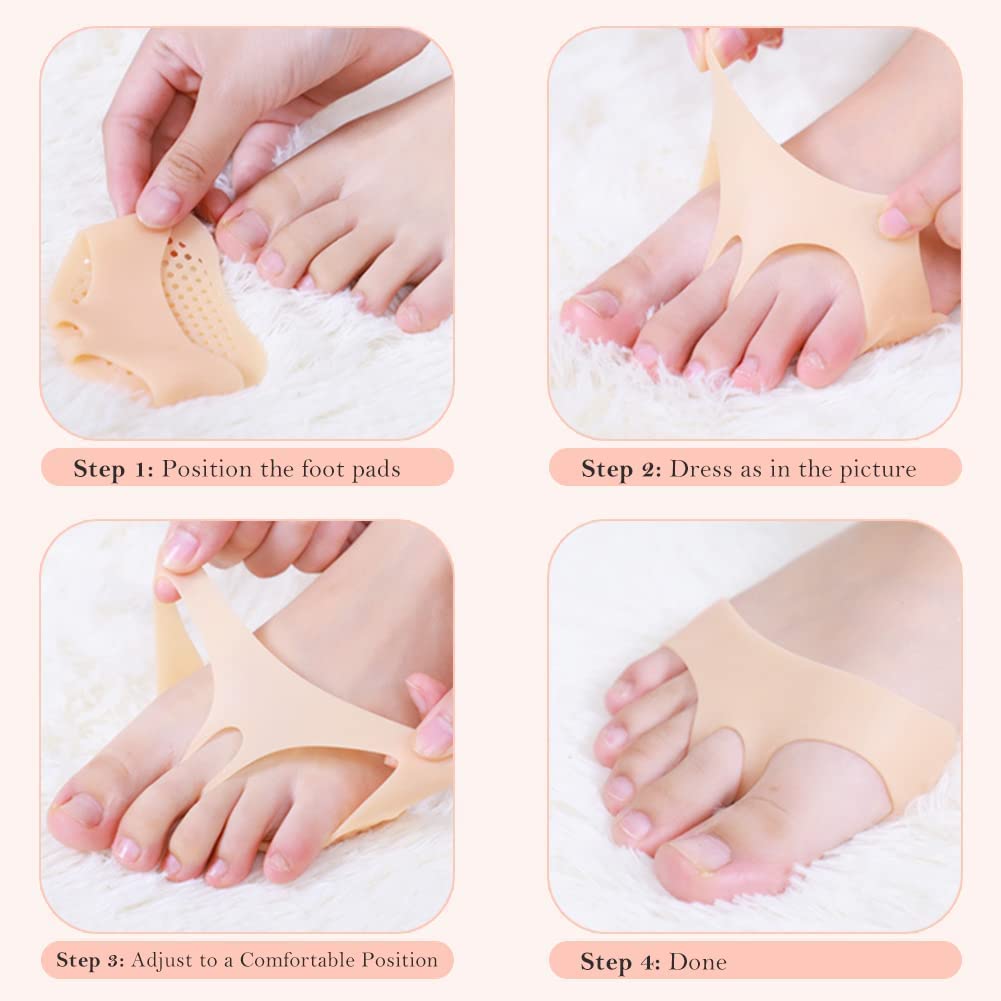 Silicone Honeycomb Foot Pads and Heel Crack Socks Feet Skin Care - Deliverrpk