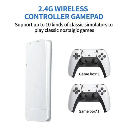 M15 4K Retro Game with Dual 2.4G Wireless Controllers
