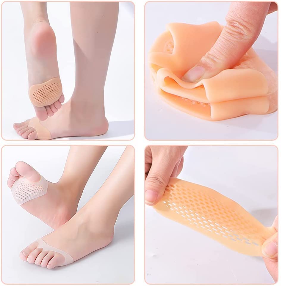 Silicone Honeycomb Foot Pads and Heel Crack Socks Feet Skin Care - Deliverrpk