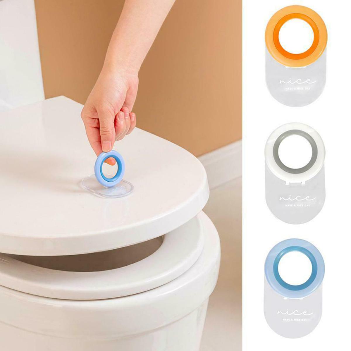 Household Simple Toilet Lid Lifter Creative Toilet Seat Cover Portable Handle Lids Avoid Touching Toilet Lid Handle Accessories - Deliverrpk