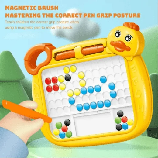 Duck Magnetic Bead Drawing Board for Kids (2337) (2)