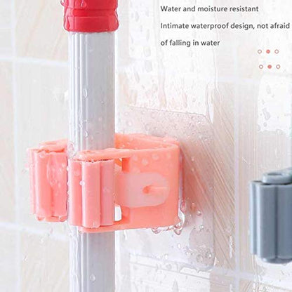 Wall Mounted Bathroom Mop Hooks - Deliverrpk