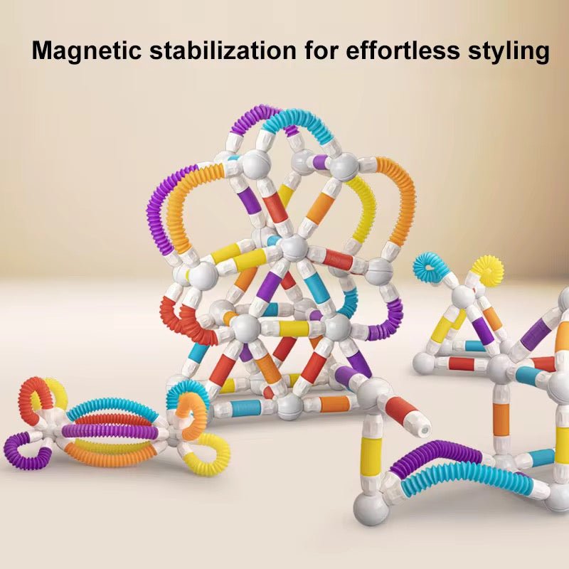 Flexible Magnetic Tube Building Blocks (36pcs)