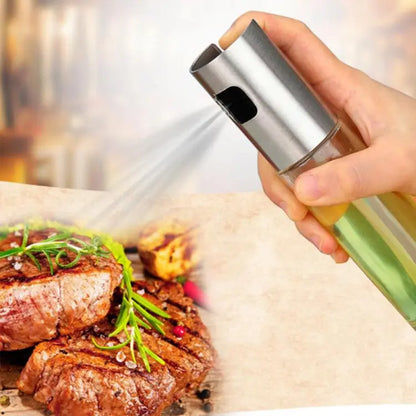 Glass Oil Spray Bottle Pump for Oil-Control Kitchen Olive Oil-Sprayer Pot Bottle Dispenser Gadget Cooking Tools For BBQ, Baking, Frying, Salad - Deliverrpk