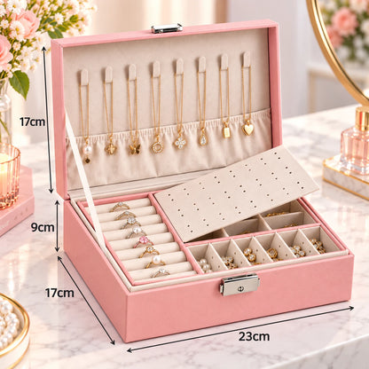 2 layer jewellery organizer box - deliverrpk