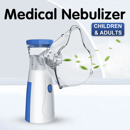 Mini Mesh Nebuliser Portable Handheld Effective Respiratory Solution For Adults & Kids Or Infants