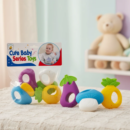 Colorful 4-Piece Set of Baby Teethers (YS466-5)