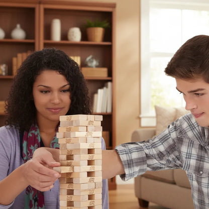 Wooden Jenga Stacking Tower Game