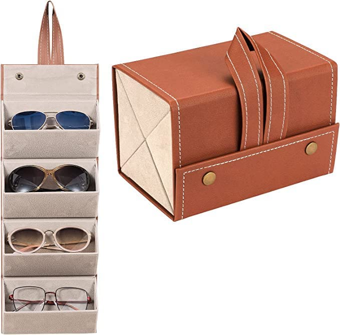 Leather Sunglasses Organizer - Deliverrpk