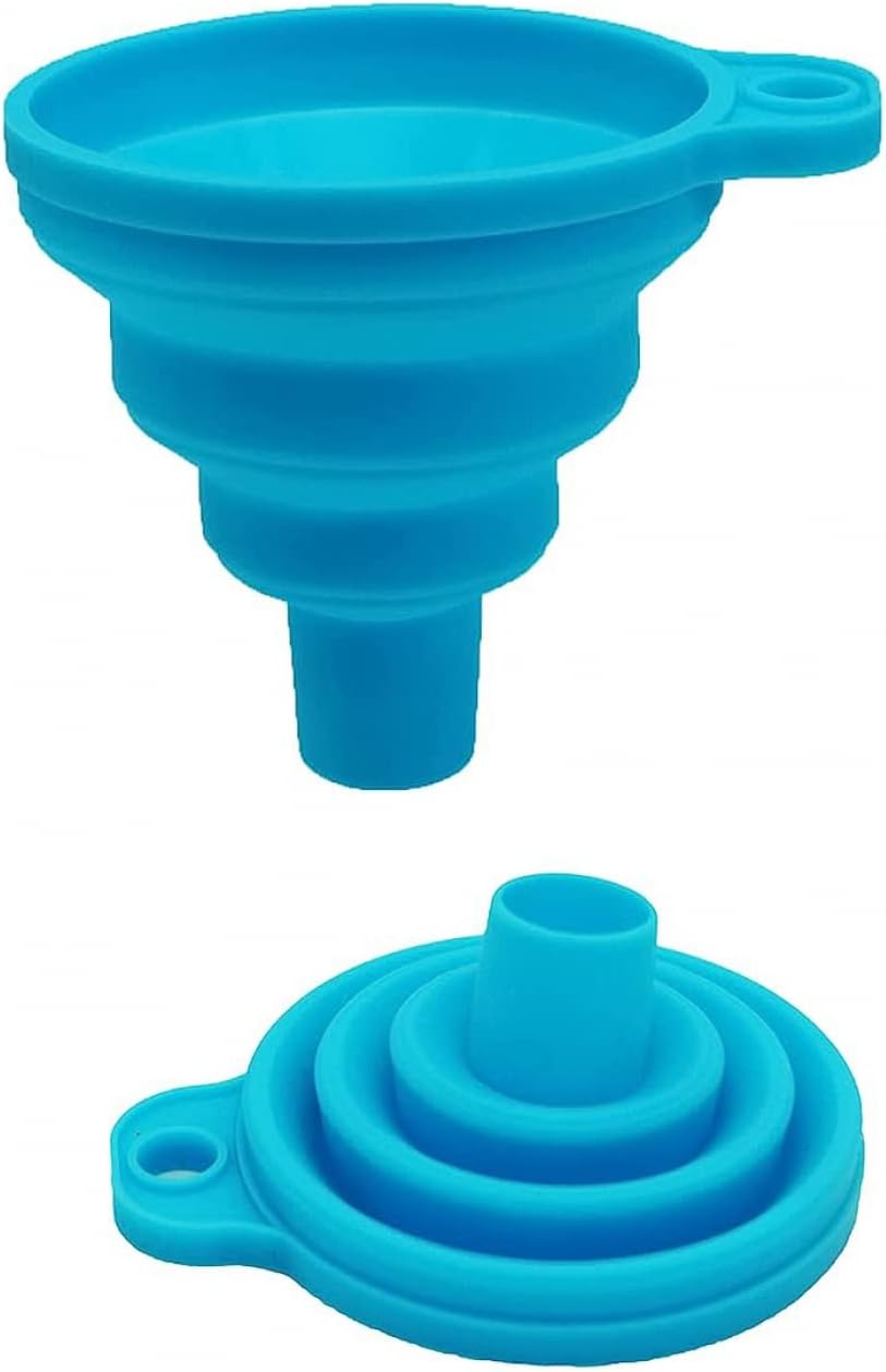 Handy Foldable & Collapsible Silicone Funnel Deliverrpk