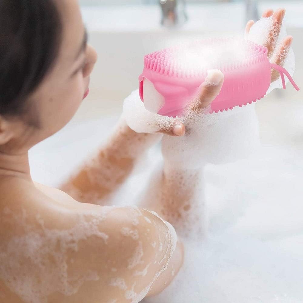 Soft Silicon Bath Brush Scrub Deliverrpk