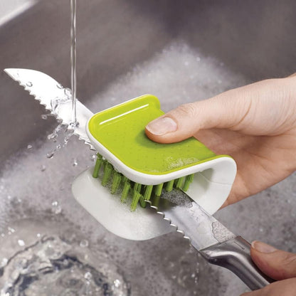 U Shaped Knife & Fork Cleaning Blade Brush - Deliverrpk