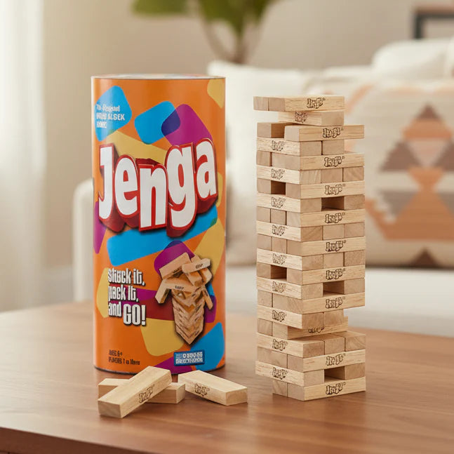 Wooden Stacking Tower Game - Toynix.pk