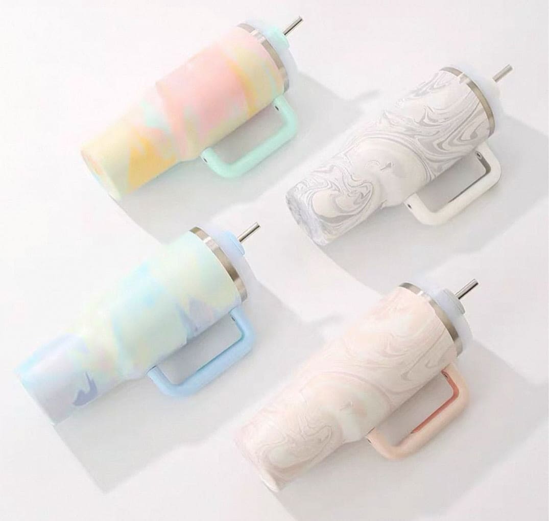 Marble Design Stainless Steel Water Tumbler 1200 ml