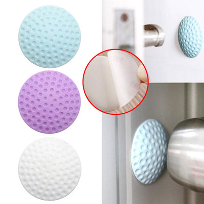 1 Piece Self-Adhesive Golf Design Rubber Pad Door handle Bumper Stopper Furniture Protector Doorknob Pad (MULTI COLOR) - Deliverrpk