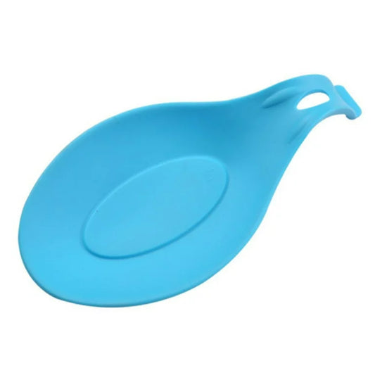 Generic Silicone Heat Resistant Spoon Fork Mat Rest Utensil Spatula Holder Kitchen Tool 1pc - Deliverrpk