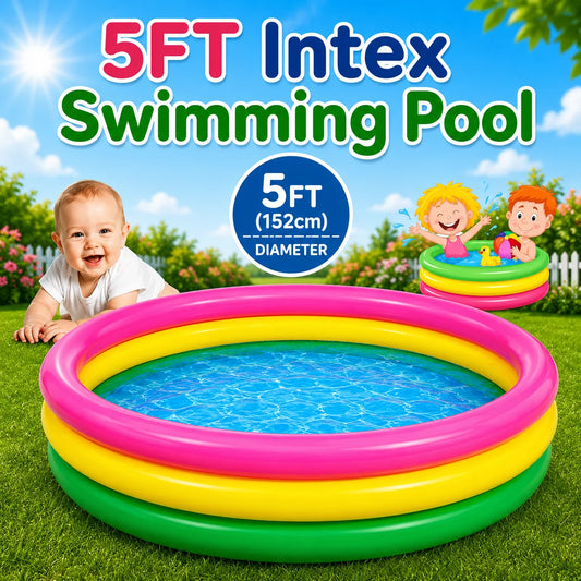Intex inflatable round pool 
