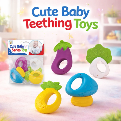 Colorful 4-Piece Set of Baby Teethers (YS466-5)