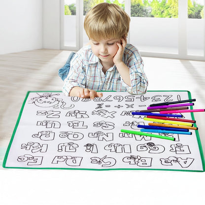 DIY Reusable Drawing Mat For Kids