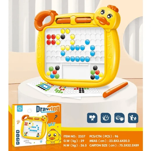 Duck Magnetic Bead Drawing Board for Kids (2337) (2)