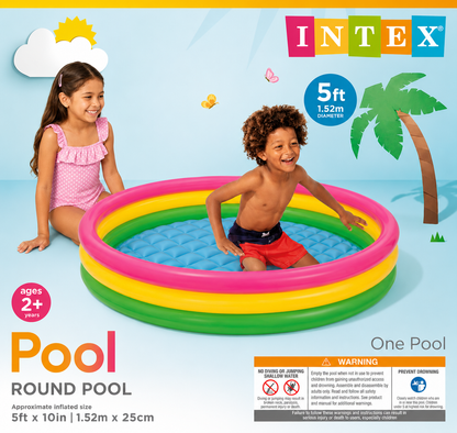 Intex inflatable round pool 