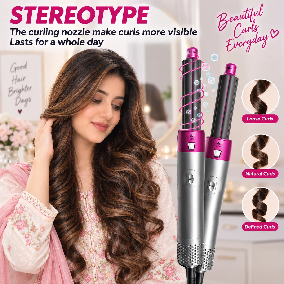 5 in 1 Multifunctional Hair Dryer & Styler set deliverrpk