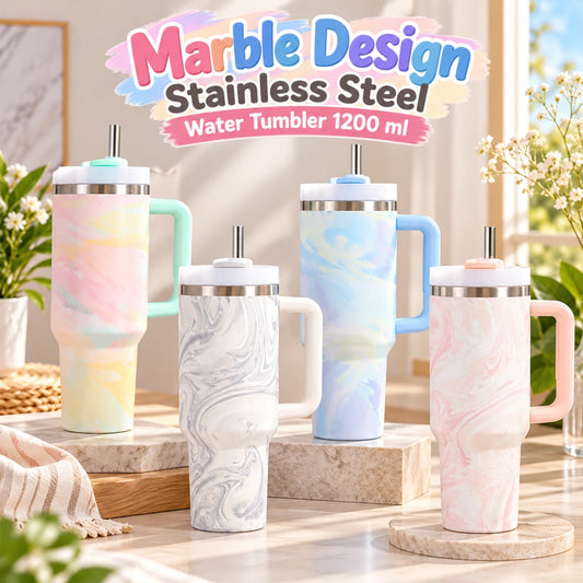 Marble Design Stainless Steel Water Tumbler 1200 ml