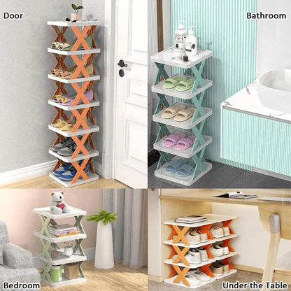 6 Layer Zigzag Shoes Rack - Deliverrpk