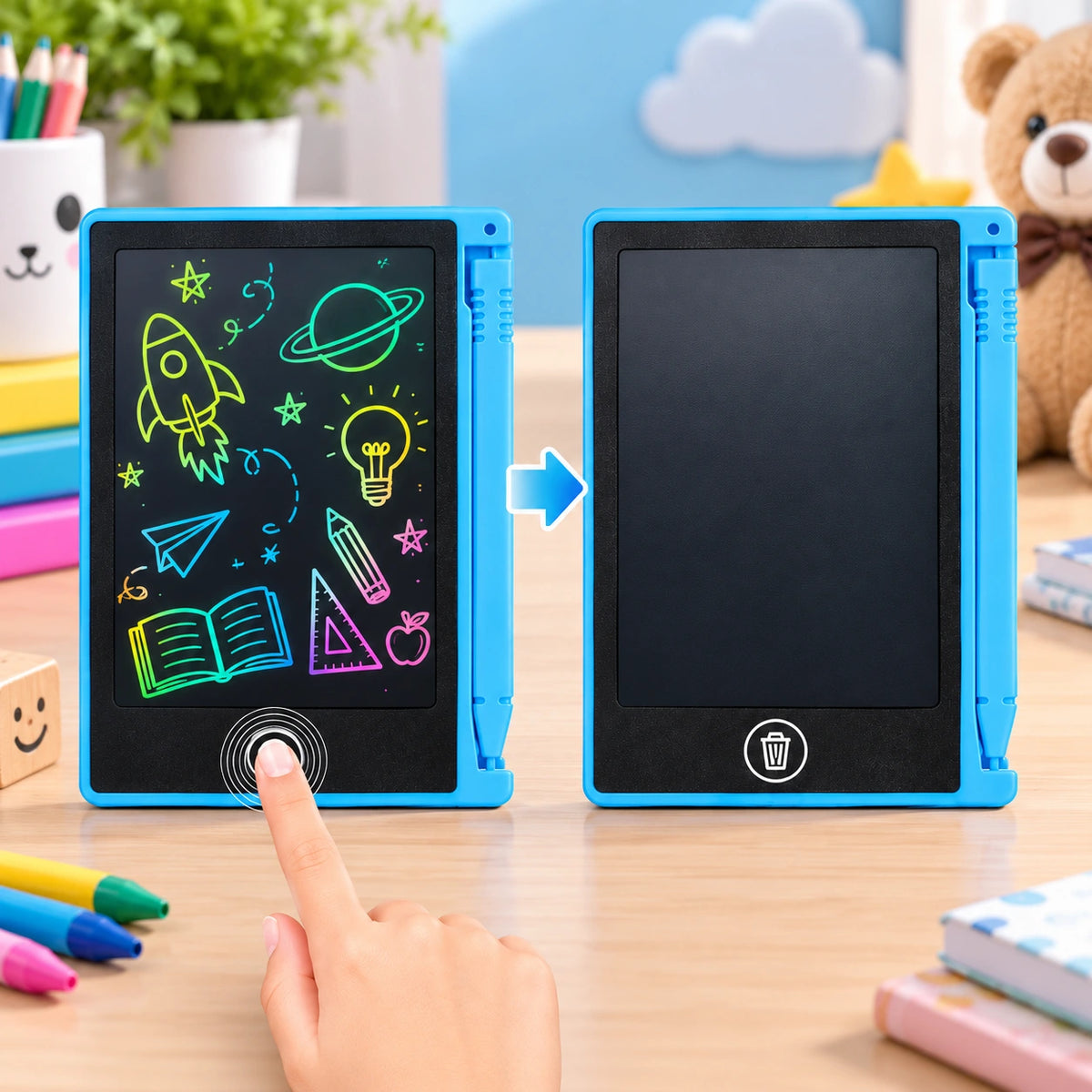6.5 inch LCD Writing Tablet Multicolor Screen Erasable Writing Board