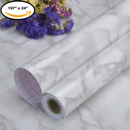 60x200cm Wall Paper Waterproof Heat Resistant Self Adhesive Anti Oil Kitchen Wallpaper Marble Sheet for Kitchen Deliverrpk