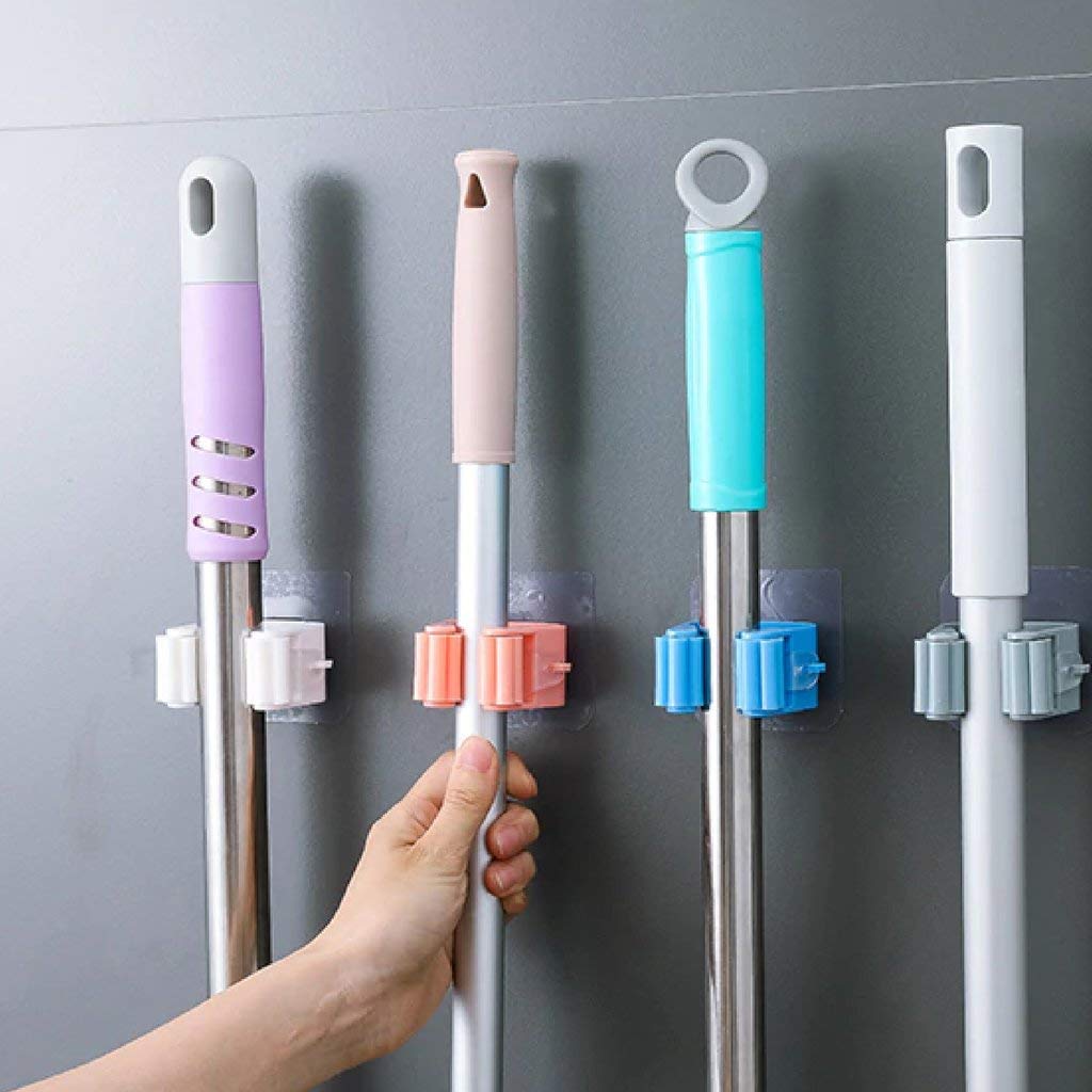 Wall Mounted Bathroom Mop Hooks - Deliverrpk